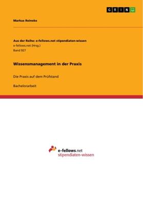 Reineke | Wissensmanagement in der Praxis | Buch | 978-3-656-67520-4 | sack.de