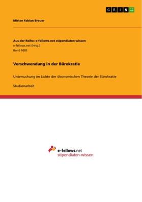 Breuer |  Verschwendung in der Bürokratie | Buch |  Sack Fachmedien