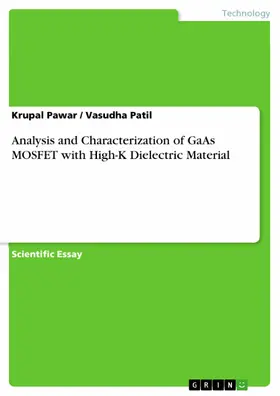 Pawar / Patil |  Analysis and Characterization of GaAs MOSFET with High-K Dielectric Material | eBook | Sack Fachmedien