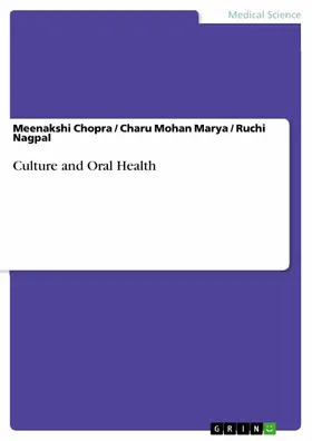 Chopra / Mohan Marya / Nagpal |  Culture and Oral Health | eBook | Sack Fachmedien