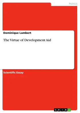 Lambert |  The Virtue of Development Aid | eBook | Sack Fachmedien