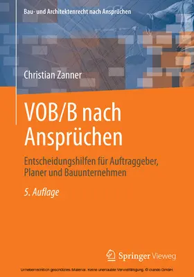 Zanner |  VOB/B nach Ansprüchen | eBook | Sack Fachmedien