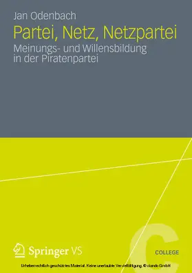 Odenbach |  Partei, Netz, Netzpartei | eBook | Sack Fachmedien