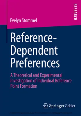 Stommel | Reference-Dependent Preferences | E-Book | www2.sack.de