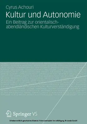Achouri |  Kultur und Autonomie | eBook | Sack Fachmedien