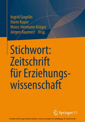 Gogolin / Kuper / Krüger |  Stichwort: Zeitschrift für Erziehungswissenschaft | eBook | Sack Fachmedien