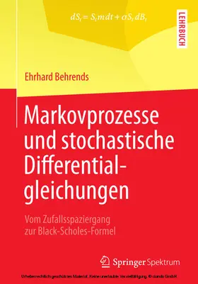 Behrends | Markovprozesse und stochastische Differentialgleichungen | E-Book | sack.de