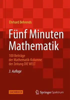 Behrends |  Fünf Minuten Mathematik | Buch |  Sack Fachmedien