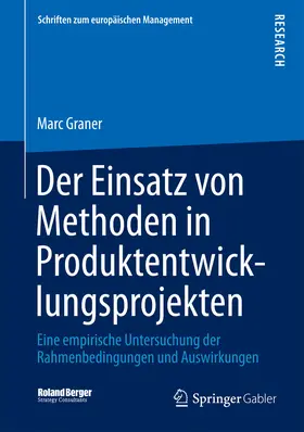 Graner | Der Einsatz von Methoden in Produktentwicklungsprojekten | E-Book | sack.de