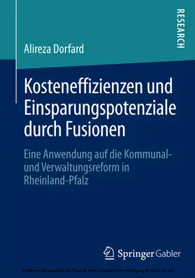 Dorfard | Kosteneffizienzen und Einsparungspotenziale durch Fusionen | E-Book | sack.de
