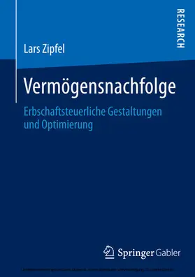 Zipfel | Vermögensnachfolge | E-Book | www2.sack.de