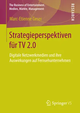 Geser |  Strategieperspektiven für TV 2.0 | eBook | Sack Fachmedien