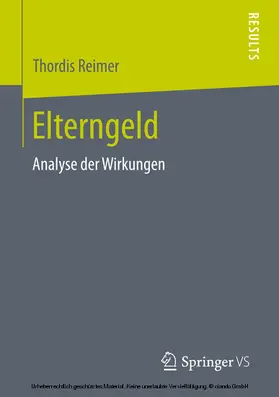 Reimer |  Elterngeld | eBook | Sack Fachmedien