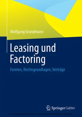 Grundmann | Leasing und Factoring | E-Book | sack.de