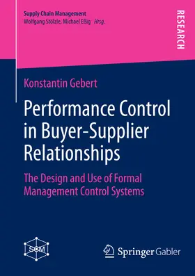 Gebert | Performance Control in Buyer-Supplier Relationships | E-Book | sack.de