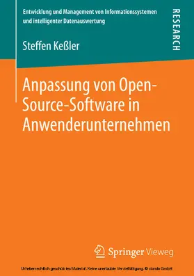 Keßler |  Anpassung von Open-Source-Software in Anwenderunternehmen | eBook | Sack Fachmedien