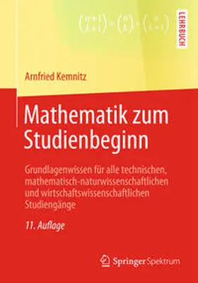 Kemnitz |  Mathematik zum Studienbeginn | eBook | Sack Fachmedien