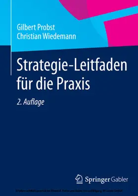 Probst / Wiedemann |  Strategie-Leitfaden für die Praxis | eBook | Sack Fachmedien