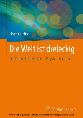Czichos |  Die Welt ist dreieckig | eBook | Sack Fachmedien