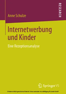 Schulze | Internetwerbung und Kinder | E-Book | sack.de