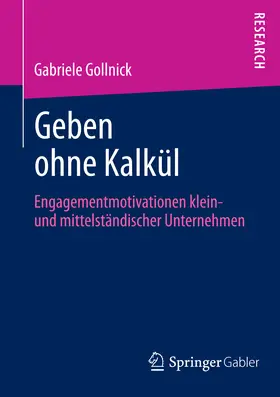 Gollnick | Geben ohne Kalkül | E-Book | sack.de
