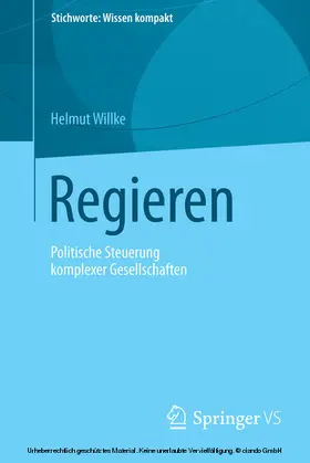 Willke | Regieren | E-Book | sack.de