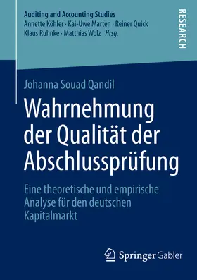 Qandil |  Wahrnehmung der Qualität der Abschlussprüfung | eBook | Sack Fachmedien