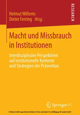 Willems / Ferring |  Macht und Missbrauch in Institutionen | eBook | Sack Fachmedien