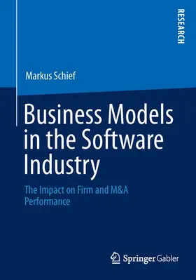 Schief |  Business Models in the Software Industry | Buch |  Sack Fachmedien