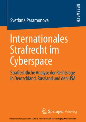 Paramonova | Internationales Strafrecht im Cyberspace | E-Book | sack.de