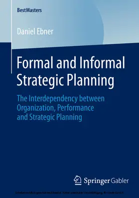 Ebner |  Formal and Informal Strategic Planning | eBook | Sack Fachmedien
