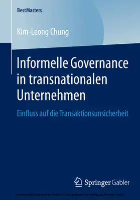 Chung | Informelle Governance in transnationalen Unternehmen | E-Book | sack.de