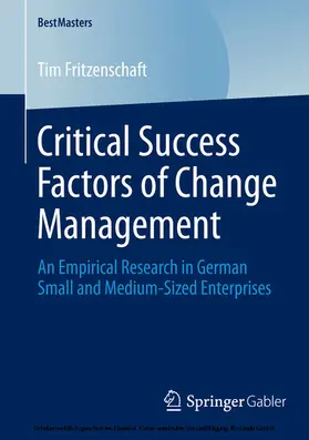 Fritzenschaft |  Critical Success Factors of Change Management | eBook | Sack Fachmedien