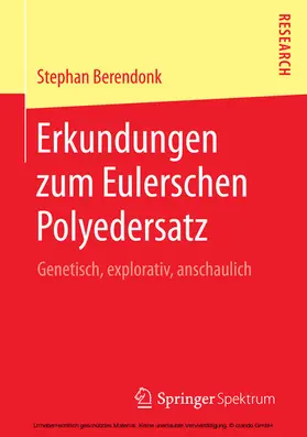 Berendonk | Erkundungen zum Eulerschen Polyedersatz | E-Book | sack.de