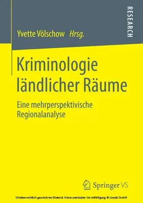 Völschow |  Kriminologie ländlicher Räume | eBook | Sack Fachmedien