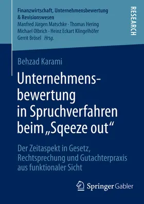 Karami |  Unternehmensbewertung in Spruchverfahren beim „Squeeze out" | eBook | Sack Fachmedien