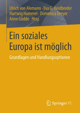 Alemann / Heidbreder / Hummel |  Ein soziales Europa ist möglich | eBook | Sack Fachmedien