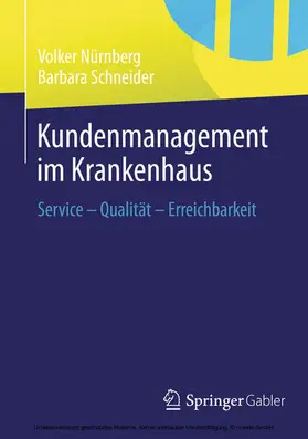 Nürnberg / Schneider | Kundenmanagement im Krankenhaus | E-Book | sack.de