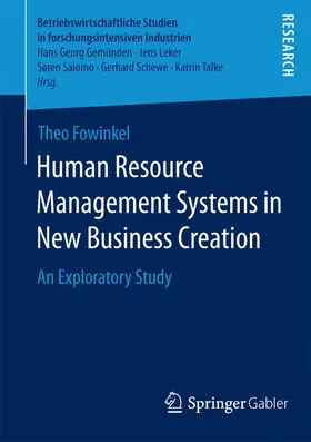 Fowinkel |  Human Resource Management Systems in New Business Creation | Buch |  Sack Fachmedien