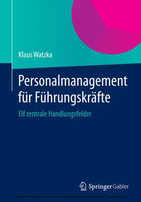 Watzka | Personalmanagement für Führungskräfte | E-Book | sack.de