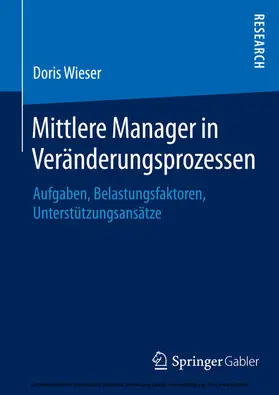 Wieser |  Mittlere Manager in Veränderungsprozessen | eBook | Sack Fachmedien