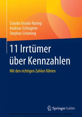 Ossola-Haring / Schlageter / Schöning |  11 Irrtümer über Kennzahlen | eBook | Sack Fachmedien