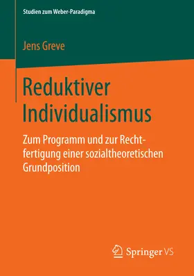 Greve | Reduktiver Individualismus | E-Book | sack.de