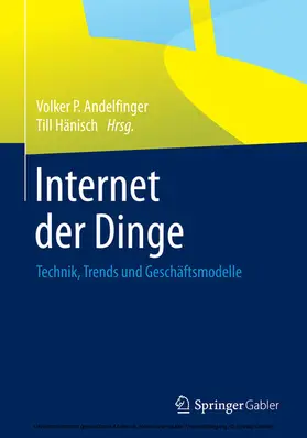 Andelfinger / Hänisch | Internet der Dinge | E-Book | sack.de