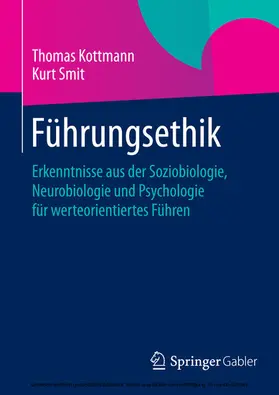 Kottmann / Smit |  Führungsethik | eBook | Sack Fachmedien