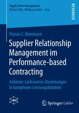 Kleemann | Supplier Relationship Management im Performance-based Contracting | E-Book | sack.de