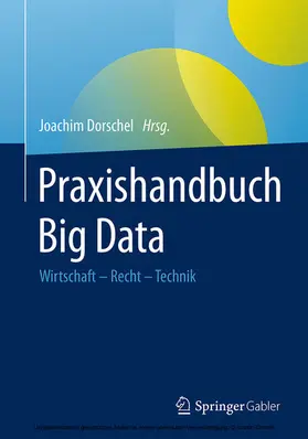 Dorschel | Praxishandbuch Big Data | E-Book | www2.sack.de