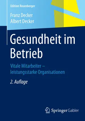 Decker | Gesundheit im Betrieb | E-Book | www2.sack.de