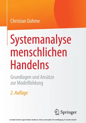 Dahme | Systemanalyse menschlichen Handelns | E-Book | sack.de