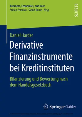 Harder |  Derivative Finanzinstrumente bei Kreditinstituten | eBook | Sack Fachmedien